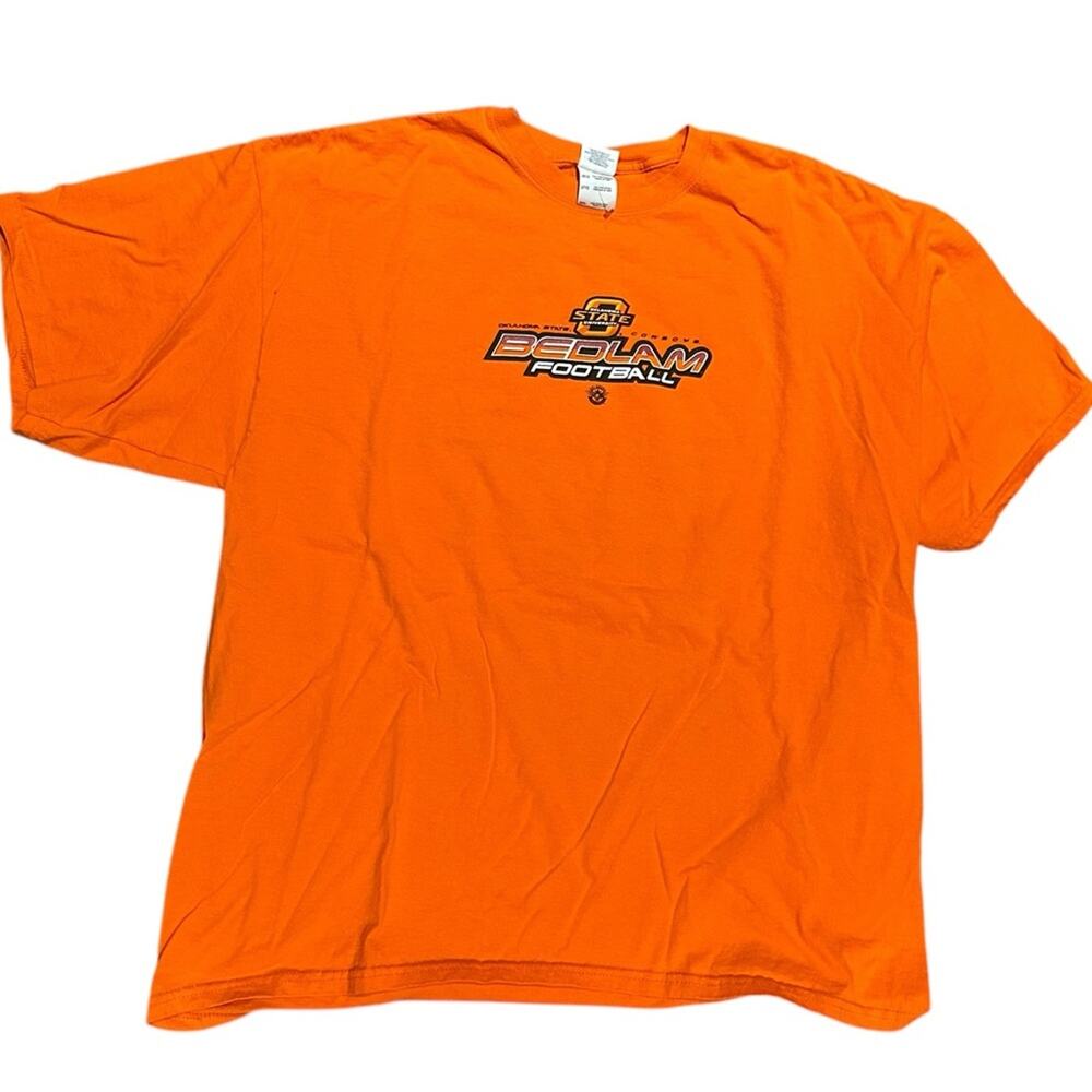 OSU Okla State University Bedlam T Shirt in Adult XL Orange Short Sleeve